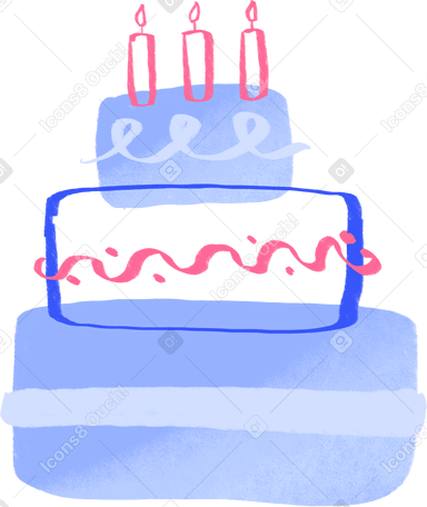 birthday cake PNG, SVG