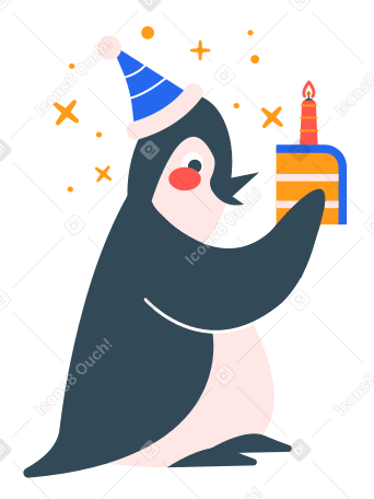 誕生日ケーキ のpngとsvgでのイラスト