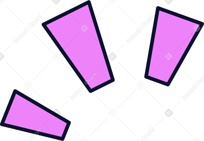 Scintille rosa PNG, SVG