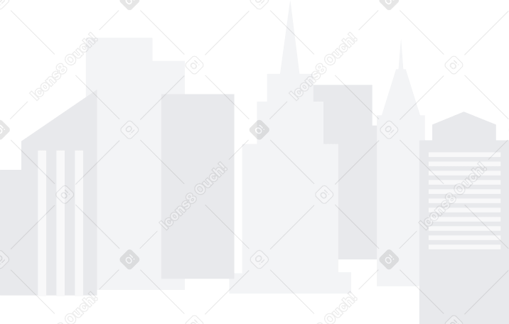 skyscrapers background Illustration in PNG, SVG