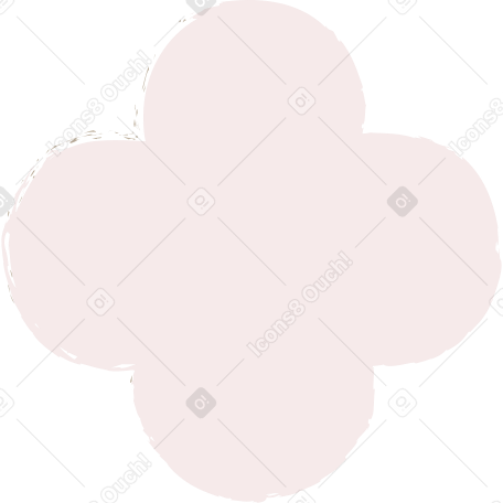 light pink quatrefoil Illustration in PNG, SVG