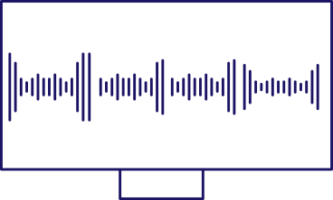 monitor with sound bar PNG, SVG