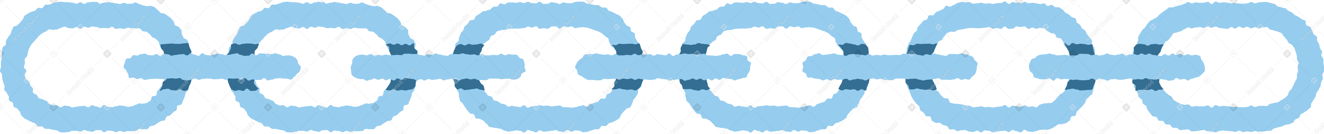 chain Illustration in PNG, SVG