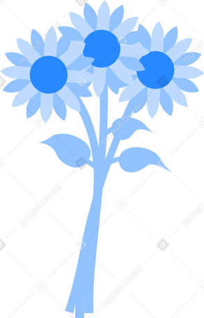 bouquet of flowers Illustration in PNG, SVG