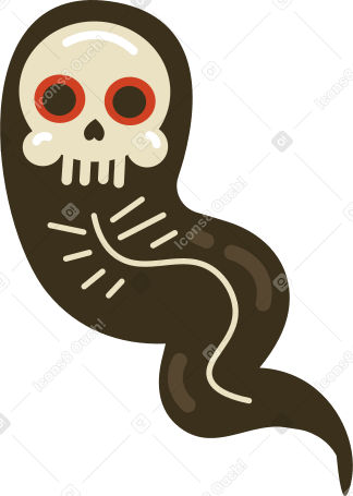 ghost Illustration in PNG, SVG