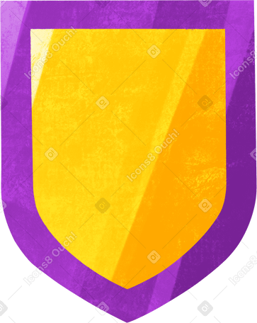 黄色盾牌 PNG, SVG