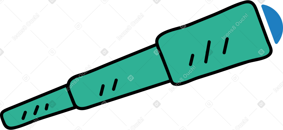 green spyglass PNG, SVG