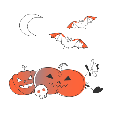 Abóboras de halloween PNG, SVG
