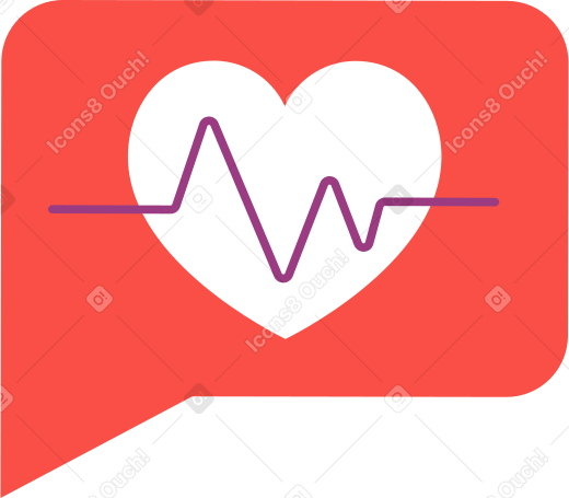 health message animated illustration in GIF, Lottie (JSON), AE