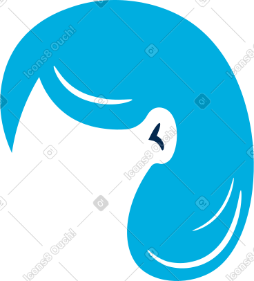 Female hairstyle PNG, SVG