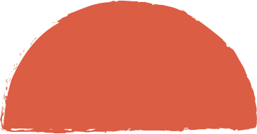 Red semicircle PNG、SVG