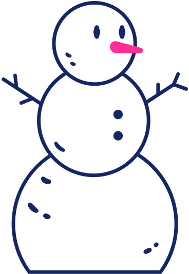 Bonhomme de neige PNG, SVG