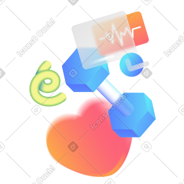 健康心脏的健身有氧运动 PNG, SVG