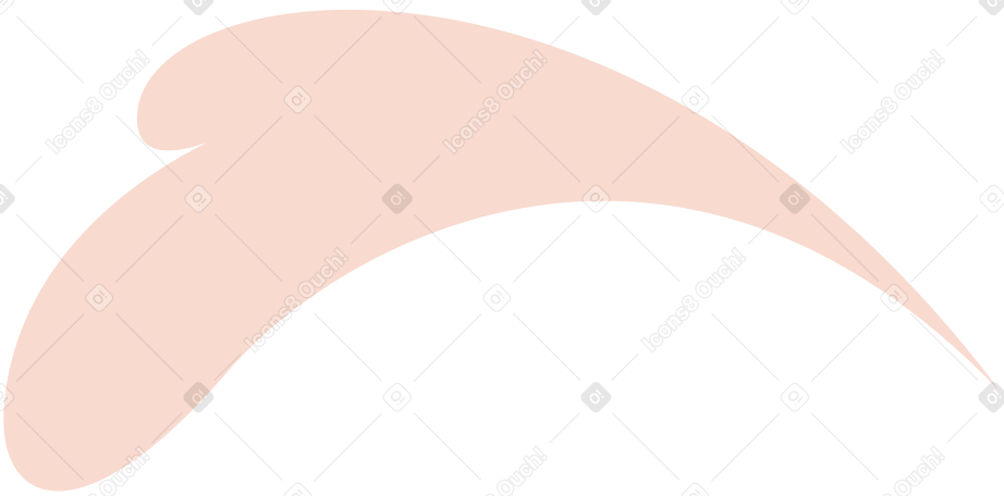 orangefarbene pastellwolken PNG, SVG