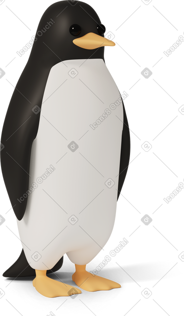 Big penguin PNG, SVG