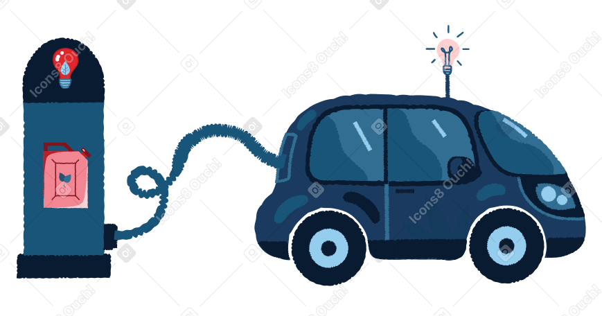 Eco fuel Illustration in PNG, SVG