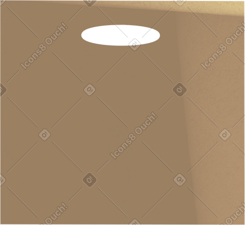 brown box PNG, SVG