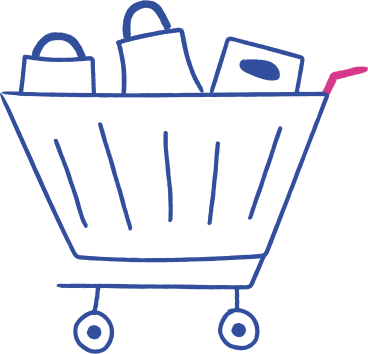 Grocery cart PNG, SVG