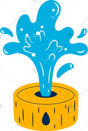 fountain Illustration in PNG, SVG