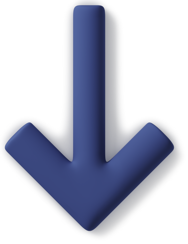 blue arrow down icon PNG、SVG