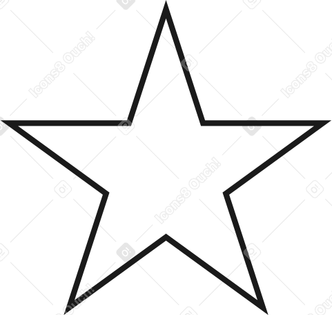 Forma a stella PNG, SVG