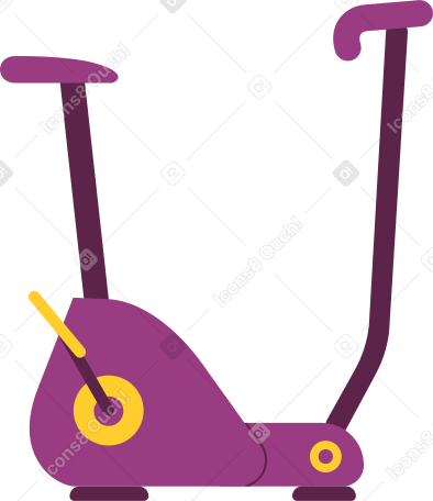 stationary bike Illustration in PNG, SVG