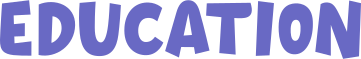 Lilac lettering education в PNG, SVG