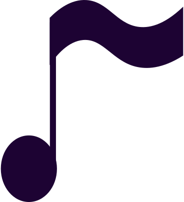 black musical note animated illustration in GIF, Lottie (JSON), AE