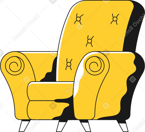 easy chair PNG, SVG