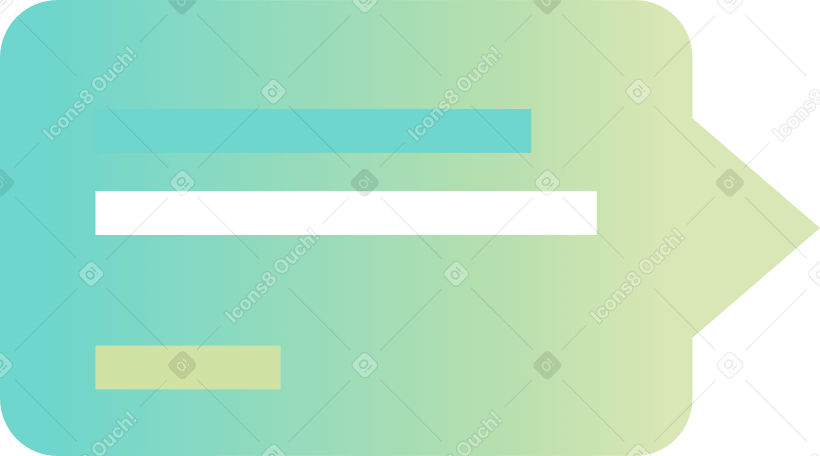 Речевой пузырь с текстом внутри в PNG, SVG
