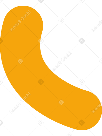 Желтый палец в PNG, SVG