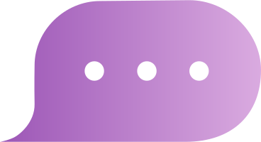purple speech bubble PNG, SVG