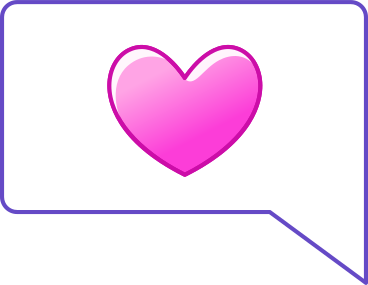 Bubble with heart PNG, SVG
