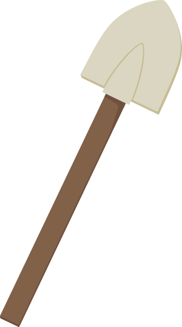 small spade PNG, SVG
