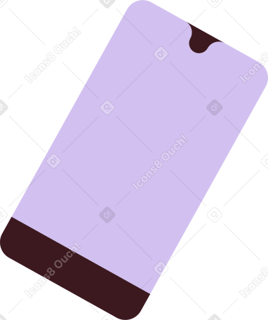 blank screen phone Illustration in PNG, SVG