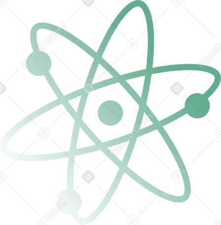 Знак атома в PNG, SVG