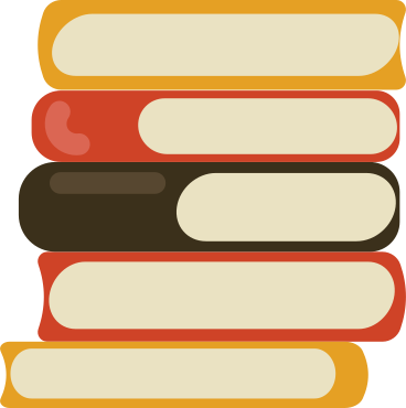 Books pile PNG, SVG