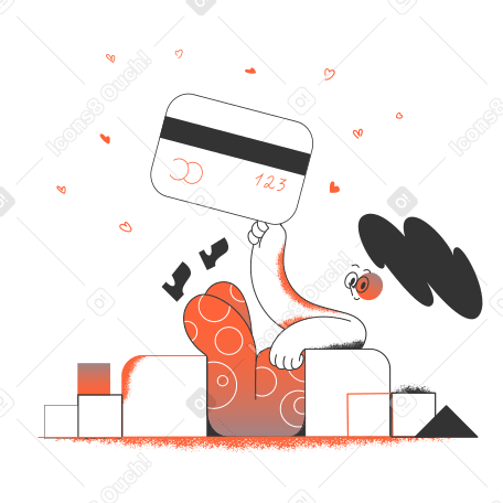 Card payment Illustration in PNG, SVG