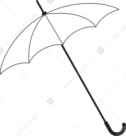 Canne parapluie PNG, SVG