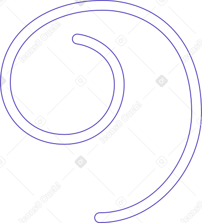 Linienspirale PNG, SVG