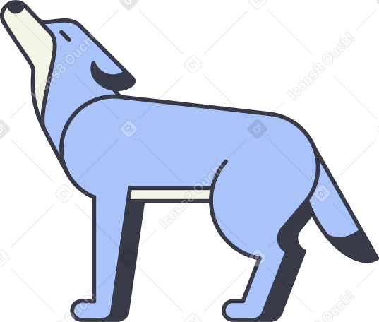 wolf PNG, SVG