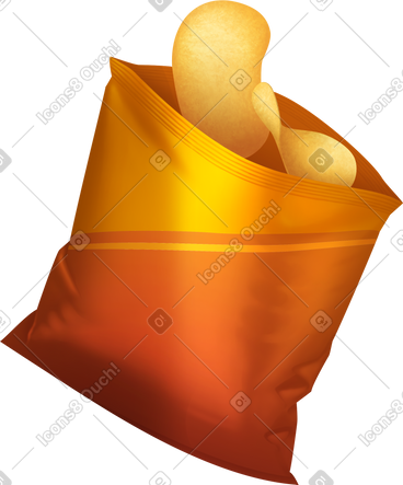 Bag of chips PNG, SVG