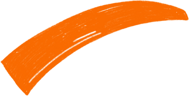 Orange confetti ribbon PNG, SVG