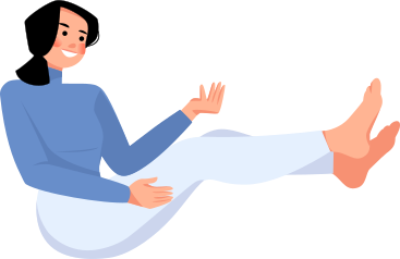 sitting girl with her legs up PNG, SVG