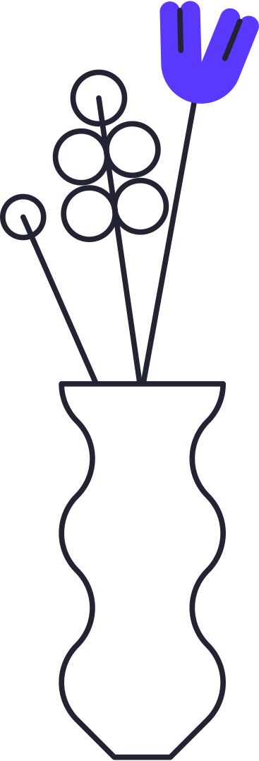 vase mit blumen PNG, SVG