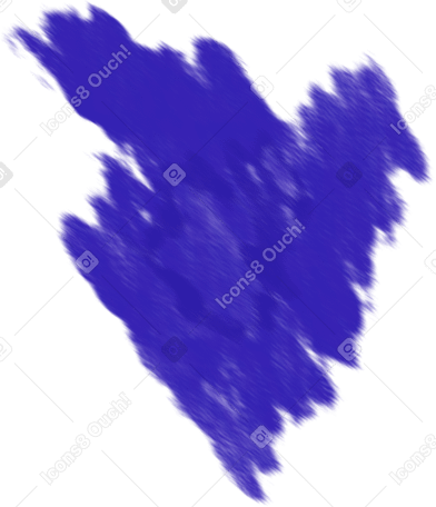 Blaue unschärfeform PNG, SVG
