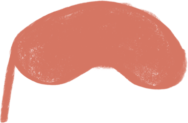 pink sleeping mask PNG, SVG