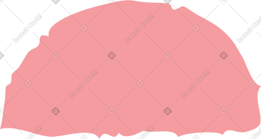 Pink semicircle PNG, SVG