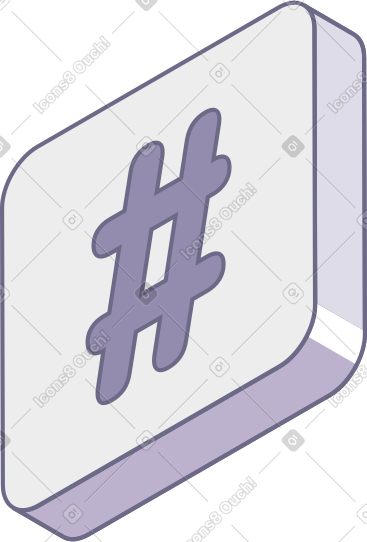 Hashtag icon PNG, SVG