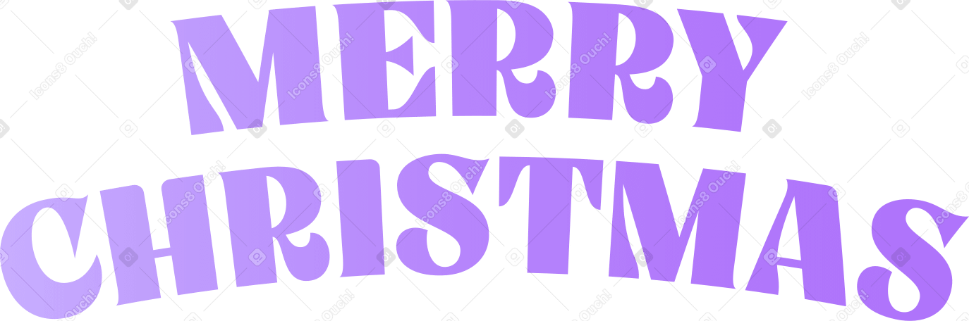 merry christmas lettering arc PNG, SVG